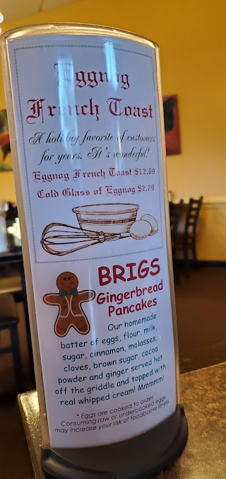 Menu Brigs Great Beginnings Restaurant - 9