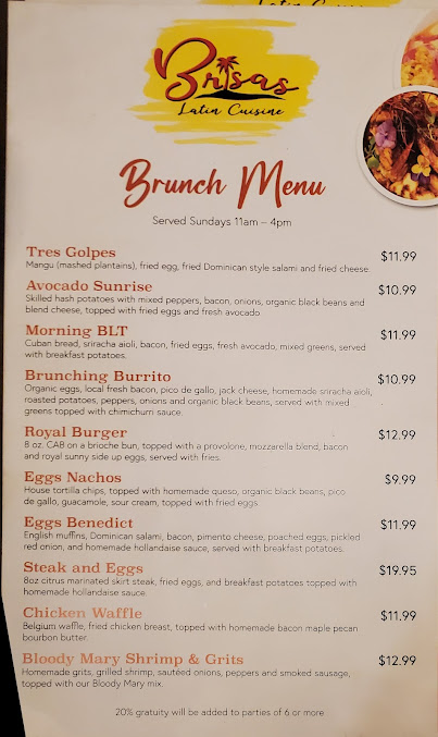 Menu Brisas Latín Cuisine - 0