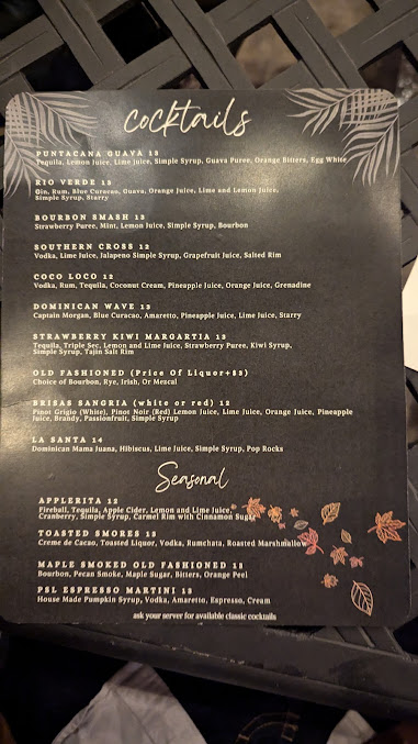 Menu Brisas Latín Cuisine - 3