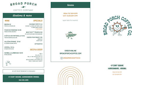 Menu Broad Porch Coffee And Cafe - 3