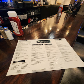 Menu Broadside Tavern - 0
