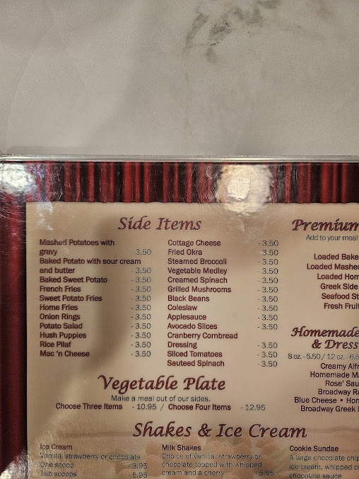 Menu Broadway Diner - 6