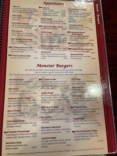 Menu Broadway Diner - 8
