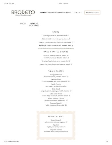 Menu Brodeto - 3