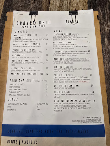 Menu Bronte Belo Bronte Beach - 2