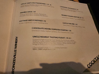 Menu Bronzeville Winery - 7