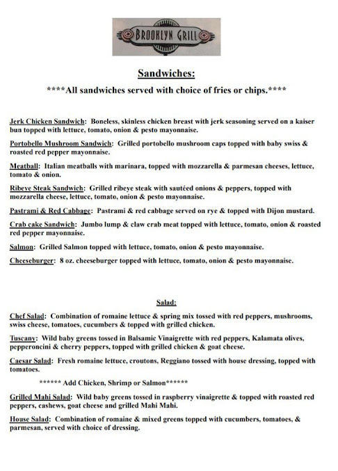 Menu Brooklyn Grill Cafe - 3
