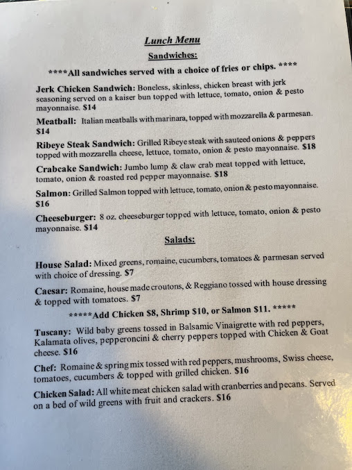 Menu Brooklyn Grill Cafe - 4