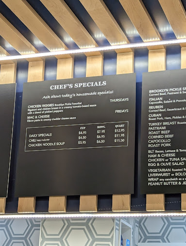 Menu Brooklyn Pickle Sandwich Shop - 8