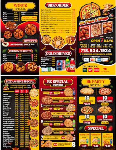 Menu Brooklyn Pizza & Wings - 0