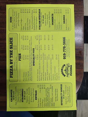 Menu Brooklyn Pizzeria - 5