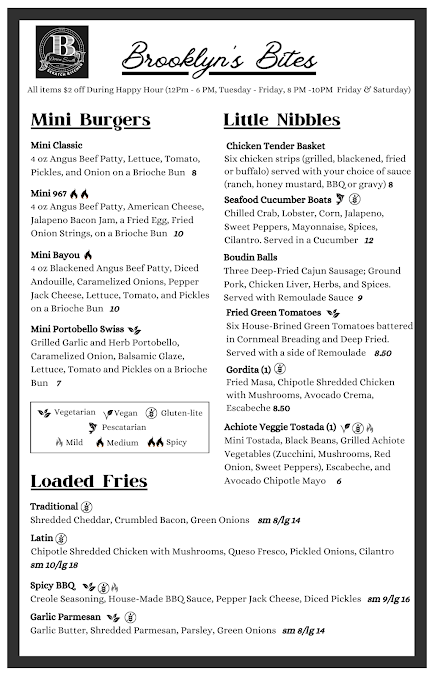 Menu Brooklyns Down South - 7