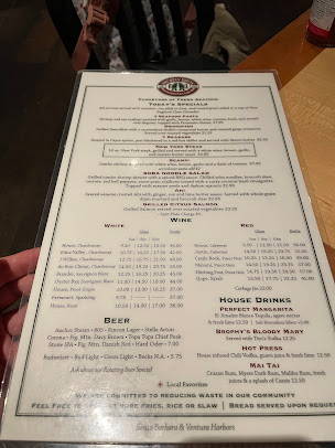 Menu Brophy Bros - 3