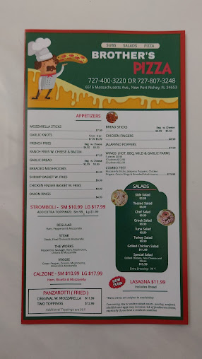 Menu Brothers Pizza New Port Richey - 5