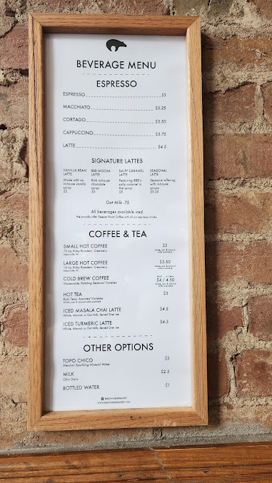 Menu Brown Bear - 5