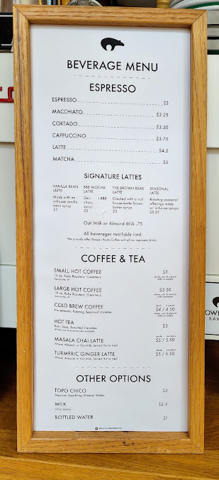 Menu Brown Bear - 6