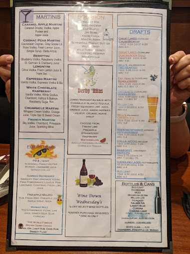 Menu Brown Derby Wood Fired Steakhouse - 1