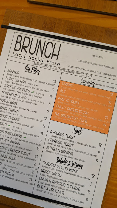 Menu Brunch 101 Of Hoquiam - 0