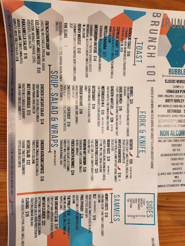 Menu Brunch 101 Of Hoquiam - 2