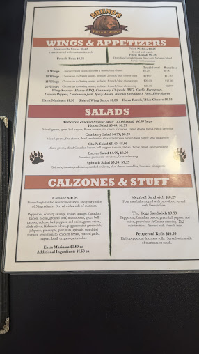 Menu Brunos Pizza Wings - 7