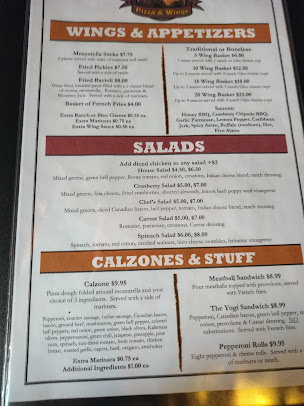 Menu Brunos Pizza Wings - 9