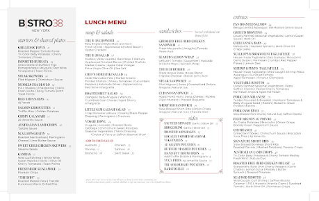 Menu Bstro 38 - 0