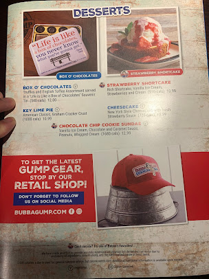 Menu Bubba Gump Shrimp Co Denver - 4