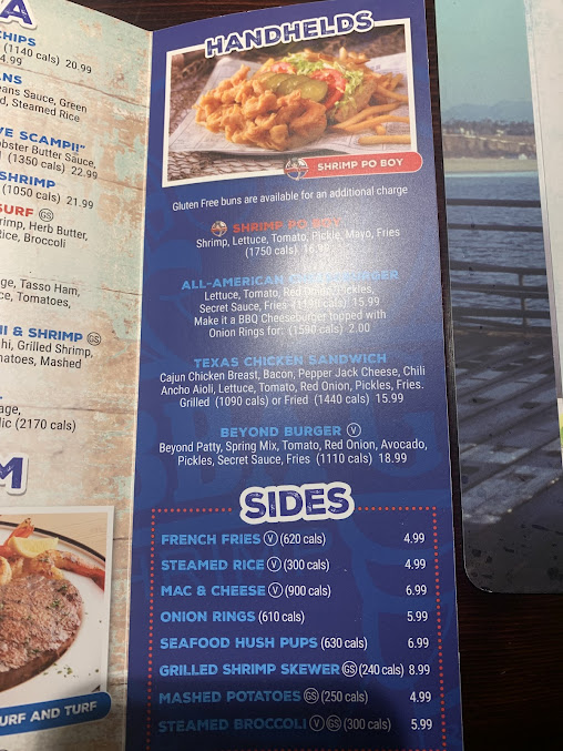 Menu Bubba Gump Shrimp Co Denver - 8