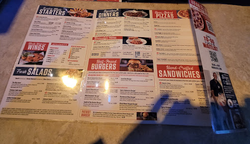 Menu Bubbas 33 Chesapeake - 0