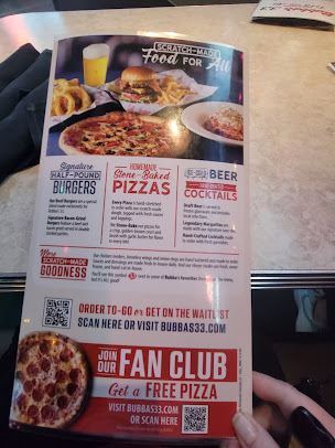 Menu Bubbas 33 Chesapeake - 7