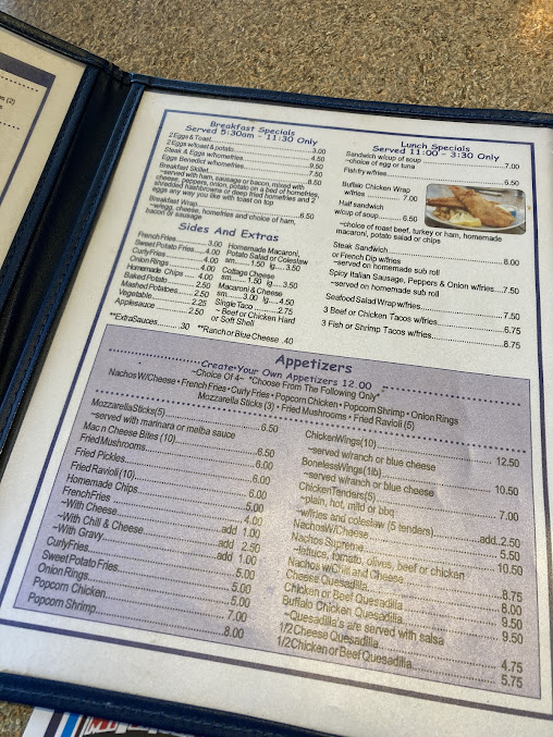Menu Bubbles Restaurant - 3