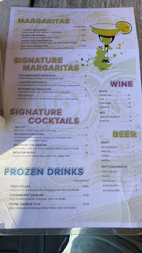 Menu Buckets Margarita Bar Cantina - 2