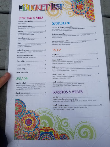 Menu Buckets Margarita Bar Cantina - 4