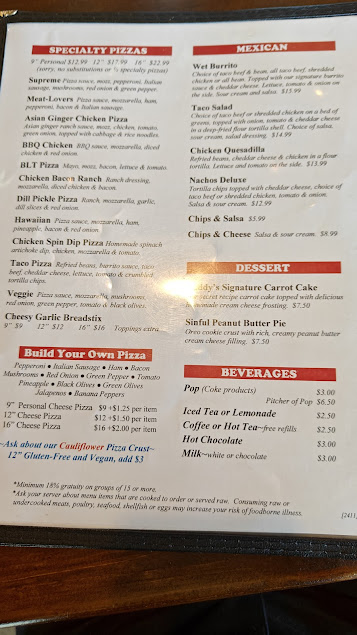 Menu Buddys On The Beach - 5