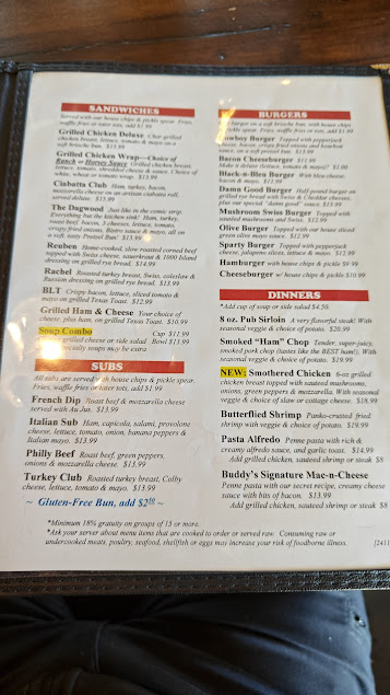 Menu Buddys On The Beach - 6