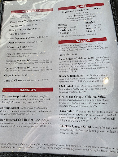 Menu Buddys On The Beach - 8
