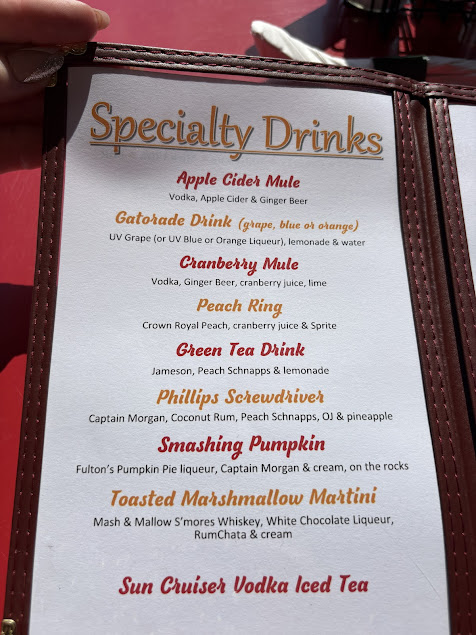Menu Buddys On The Beach - 9