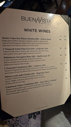 Menu Buena Vista Restaurant & Bar - 3