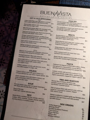 Menu Buena Vista Restaurant & Bar - 7