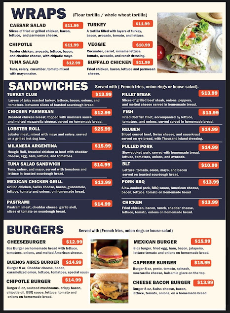 Menu Buenos Aires Bakery Supermarket - 4