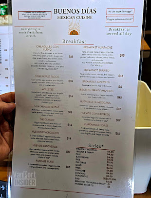 Menu Buenos Dias Mexican Cuisine - 8