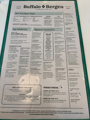 Menu Buffalo Bergen Capitol Hill - 0