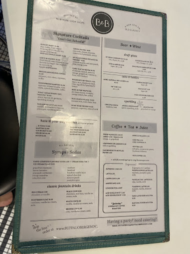 Menu Buffalo Bergen Capitol Hill - 1