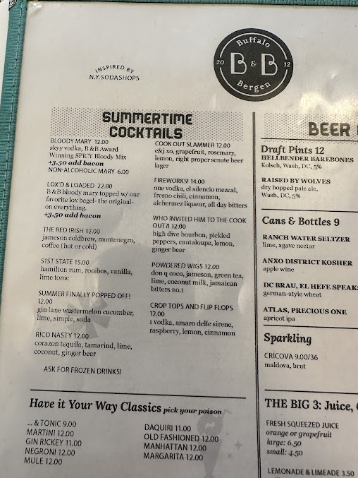 Menu Buffalo Bergen Capitol Hill - 2