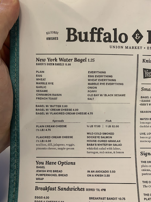 Menu Buffalo Bergen Capitol Hill - 4