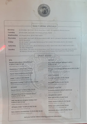 Menu Buffalo Brothers Of Lake Boone - 0