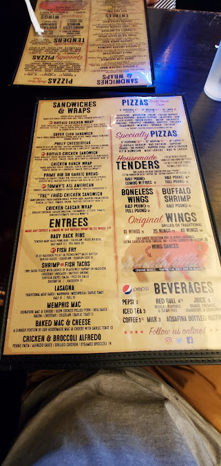 Menu Buffalo Brothers Of Lake Boone - 9
