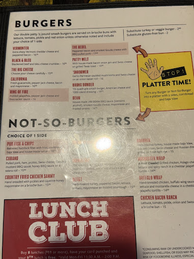 Menu Bull & Bear Roadhouse And Catering - 4