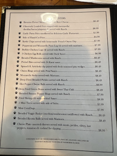 Menu Bulldogs Bar & Grill - 0
