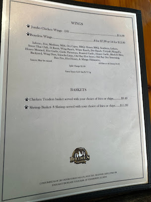Menu Bulldogs Bar & Grill - 3